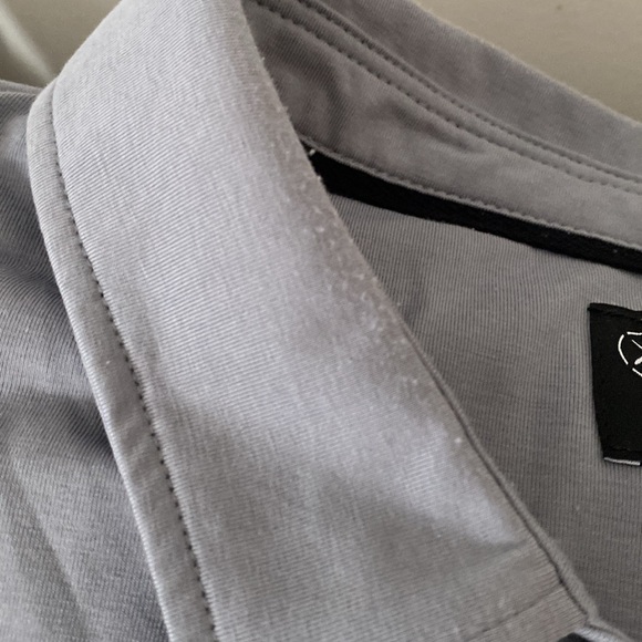 Mens Cuts Polo. Size XXL. Grey - Picture 3 of 3